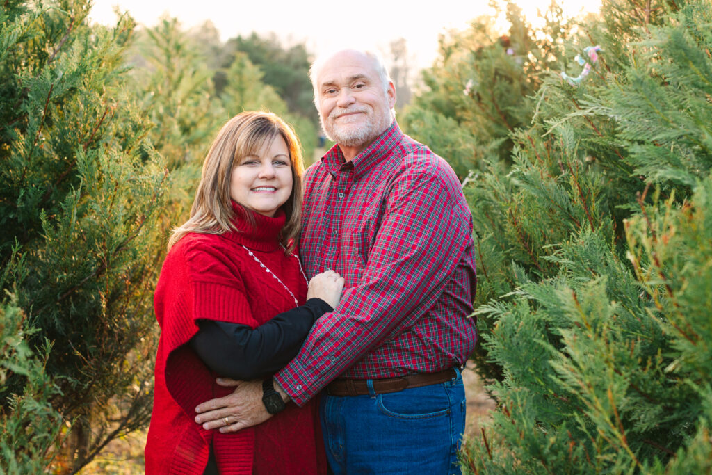 Festive Christmas Tree Farm Mini Sessions Williamsburg VA