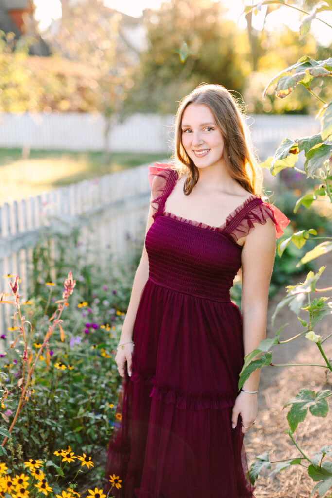 Golden Hour Williamsburg Senior Photographer