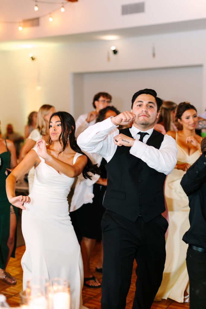 Dance floor moments at The Maine of Williamsburg wedding reception
