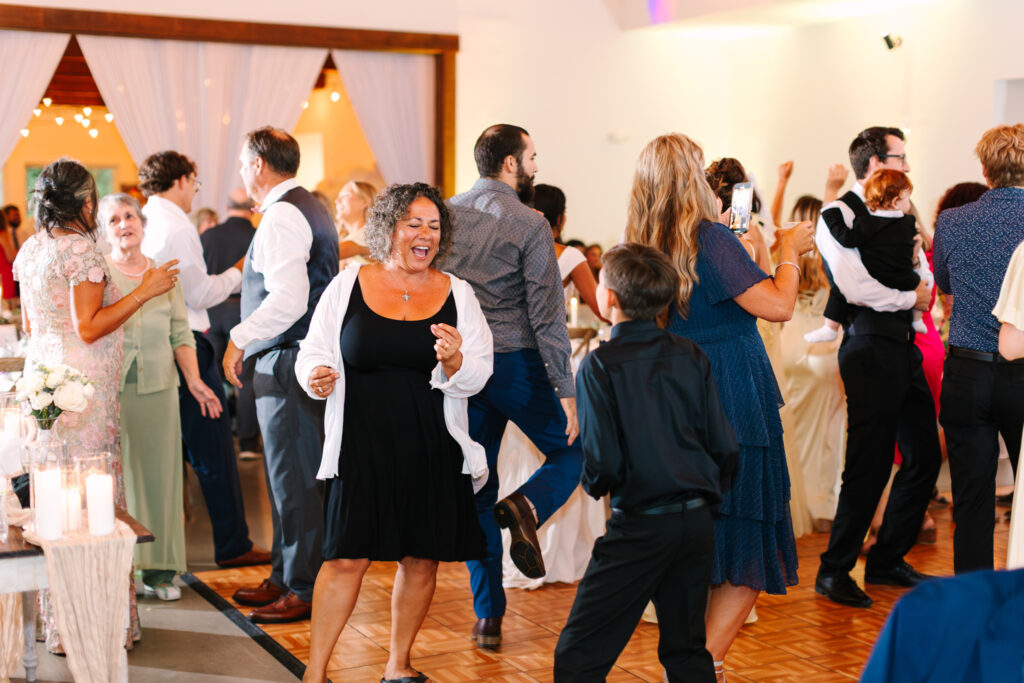Dance floor moments at The Maine of Williamsburg wedding reception