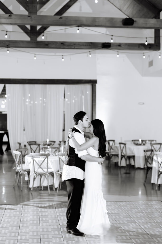 Private last dance moment in the Grand Hall at The Maine of Williamsburg